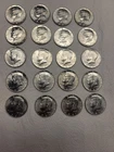 US COINS (20) KENNEDY HALF DOLLARS 40% SILVER  1967 EXC SHAPE