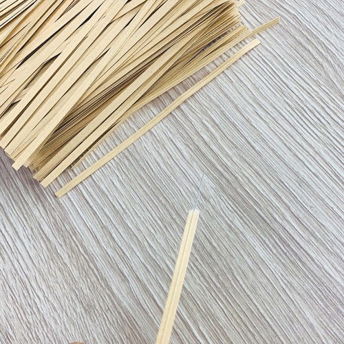1000 Pcs 4.7 Inch Kraft Paper Twist Ties for Party Cello Candy Coffee Treat Bags - Picture 5 of 5