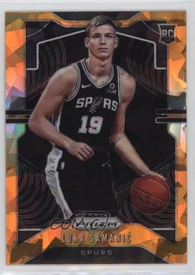 2019-20 Panini Prizm Orange Ice Luka Samanic Šamanić #265 Rookie RC 13c1