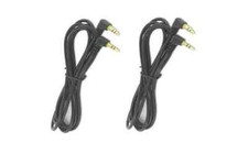 2 Cable 90 degrees Connects to any headphone jack or 3.5mm audio input or output