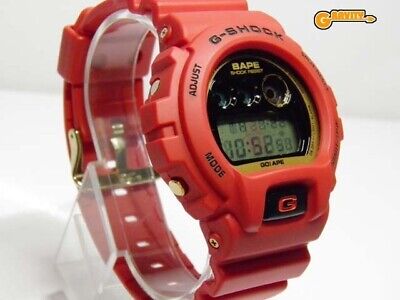 Casio G-SHOCK DW-6900 A BATHING APE 4th Red Promotional Casio G-SHOCK DW-6900 A BATHING APE 4th Red Promotional