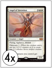 4x Angel of Invention, Tarkir Dragonstorm Commander, Magic MTG NM