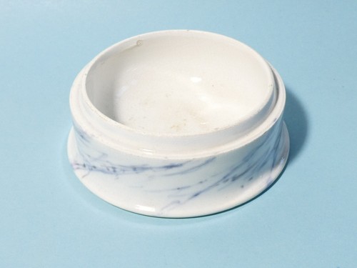 19thC Rare Marbled Border PHEASANT SHOOTING Prattware Pot Lid AND Base #289 - Picture 9 of 15