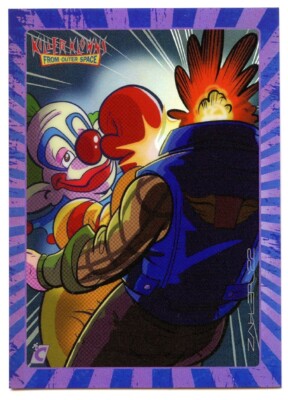 2023 Cardsmiths Killer Klowns Outer Space Rainbow HoloFoil Parallel Card #50