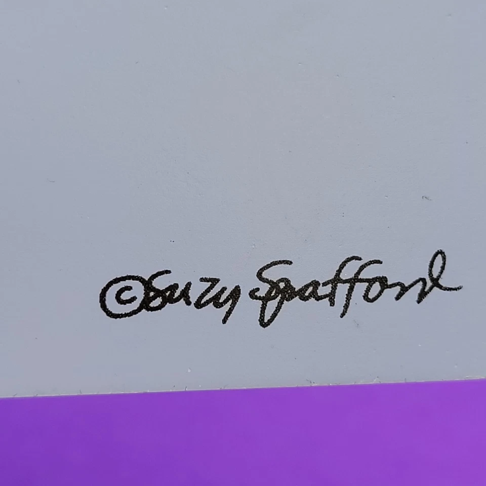 Marco de fotos Suzy Spafford Bear Zoo 6” X 4” niños bebé luna estrellas Foto 4 de 4