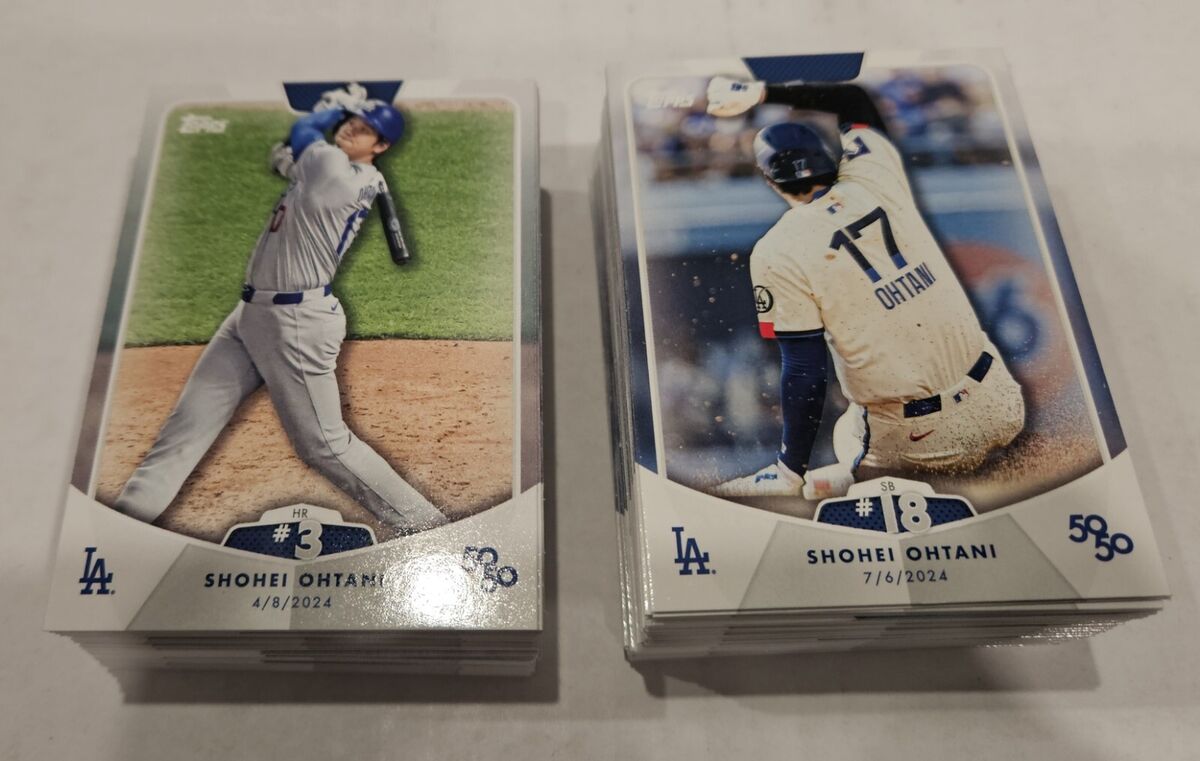 UPDATED! 2024 Topps 50/50: Shohei Ohtani YOU PICK BASE CARDS UPDATED! 2024 Topps 50/50: Shohei Ohtani YOU PICK BASE CARDS