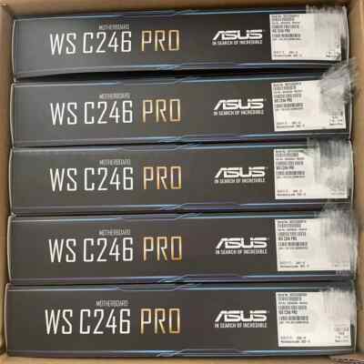 Asus WS C246 PRO Server Motherboard LGA1151 DDR4 Support Intel E-2100/E-2200