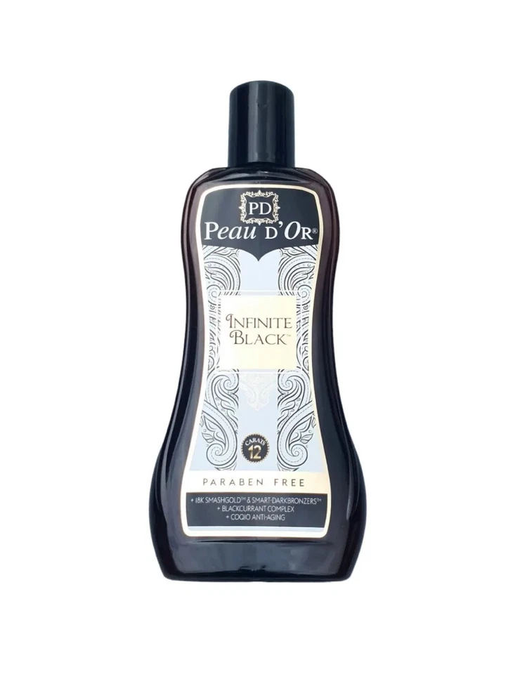 Peau D'Or/Infinite Black "12 Carats" 250ml/Solariumkosmetik/Bräunungslotion
