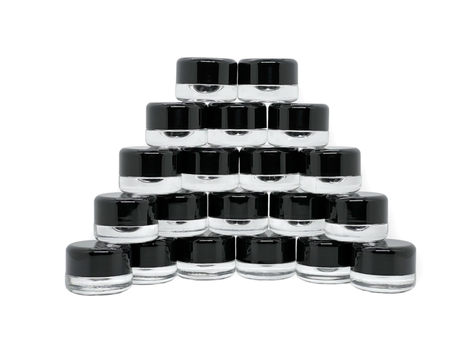 5ml Thick Glass Concentrate Jars with Child Resistant Caps: Lip Balm Makeup