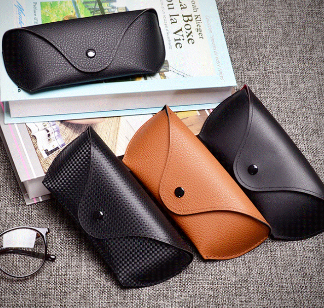 Slim Leather Eyeglass Glasses Soft case Pouch Fit for Ray Ban Oakley