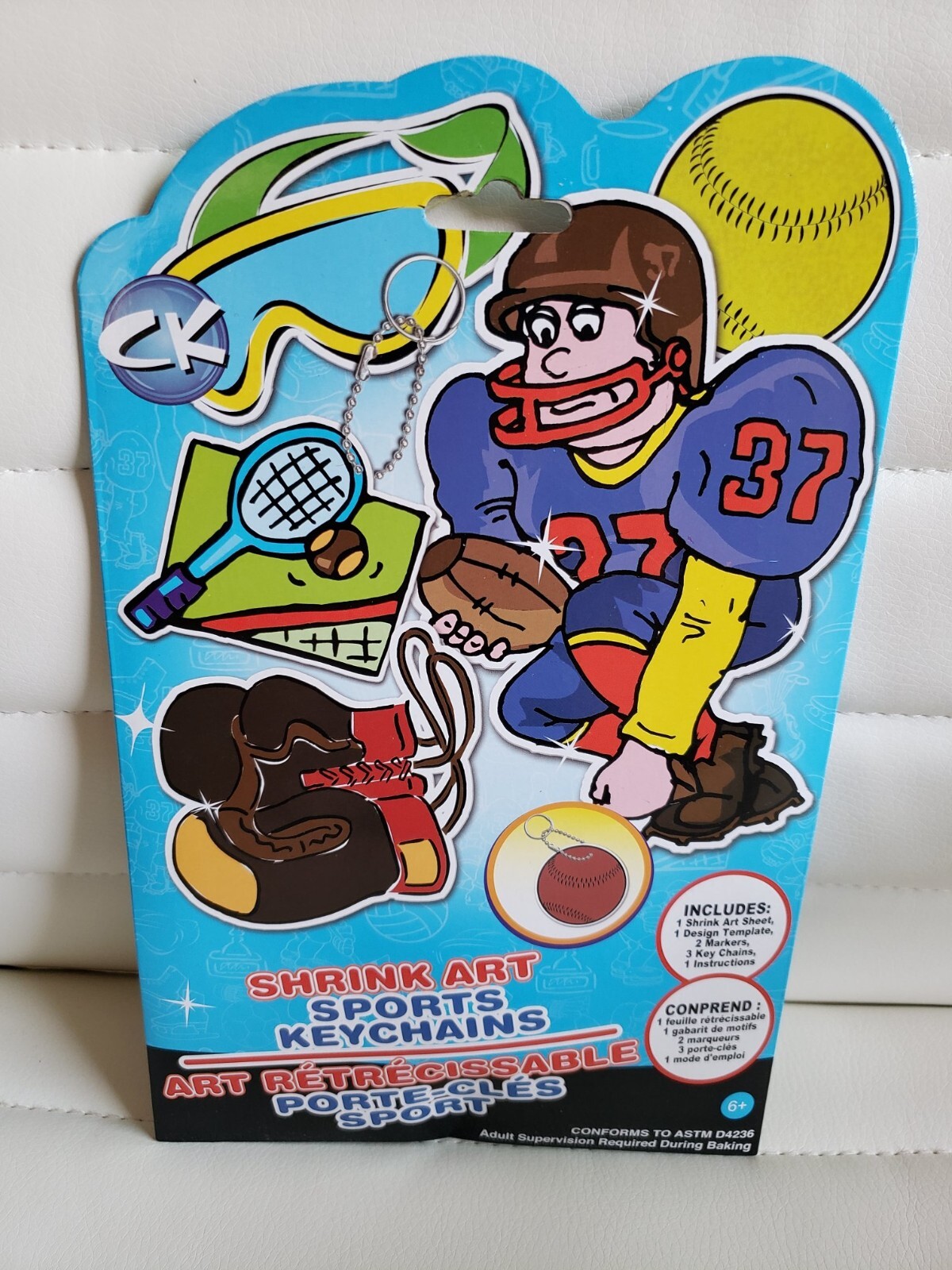 NEW Shrink Art (Shrinky Dink) Sports Keychains eBay