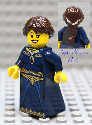 NEW Lego Dark Blue Dress FEMALE MINIFIG - Castle Kingdom Princess Girl Pirate