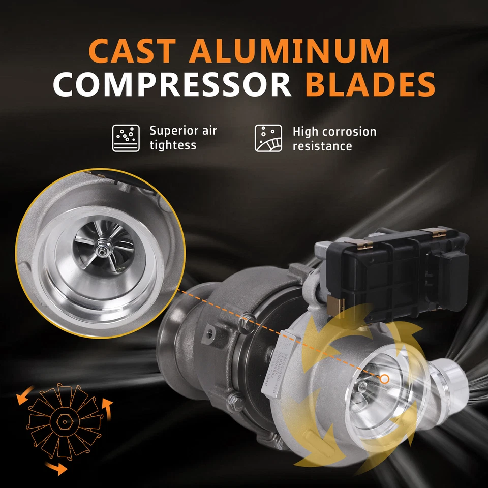 Turbolader Jaguar XE XF F-Pace 2.0 TD4 Range Rover Discovery 2.0 L 49335-01940 - Bild 4 von 4