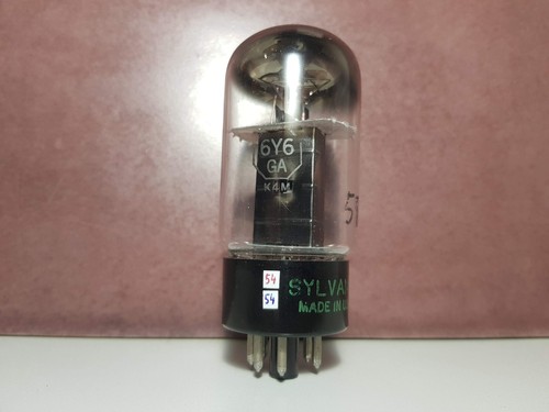 Tube électronique CSF 6AU6WB Black Plate Ring Getter - Neuf Old Stock (NOS), Testé TV7D/U