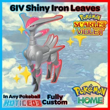 ✨Shiny Iron Leaves 6IV✨ Pokemon Scarlet & Violet 🚀Fast Home Transfer🚀