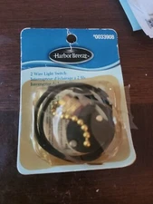 HARBOR BREEZE 0033908 CEILING FAN PULL CHAIN ON/OFF FAN 2 WIRE LIGHT SWITCH