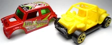 2003 HOT WHEELS MORRIS MINI FITS 'N' GIGGLES CLOWN SCHOOL RED 2 1/4" DIECAST CAR
