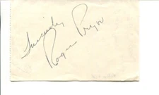 the cisco kid ROGER PRYOR  signed AUTOGRAPH 5515