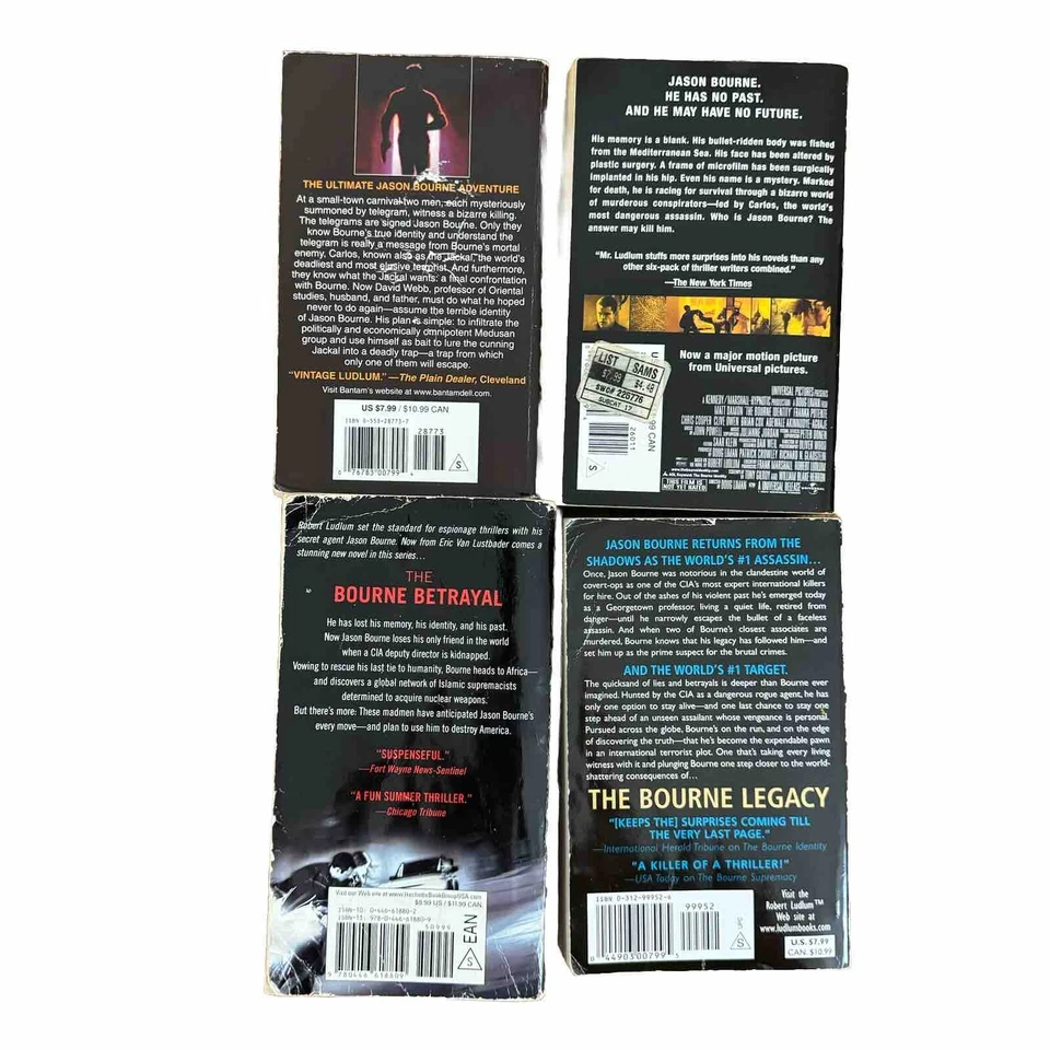 Lot of 4 Jason Bourne Series Books by Robert Ludlum and Eric Van Lustbader - Image 4 of 4