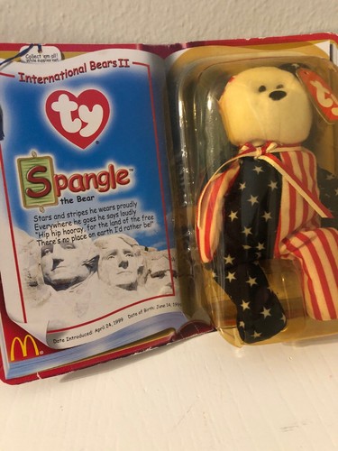 SPANGLE ORIGINAL TY BEANIE BABY y spangle mcdonalds - Imagen 3 de 8