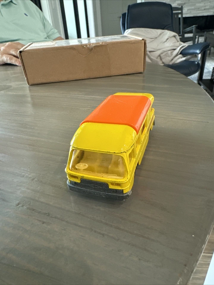 Matchbox Speed Kings Camping Cruiser - Amarelo - Vintage Superfast 1971 K-27 - Imagem 2 de 4