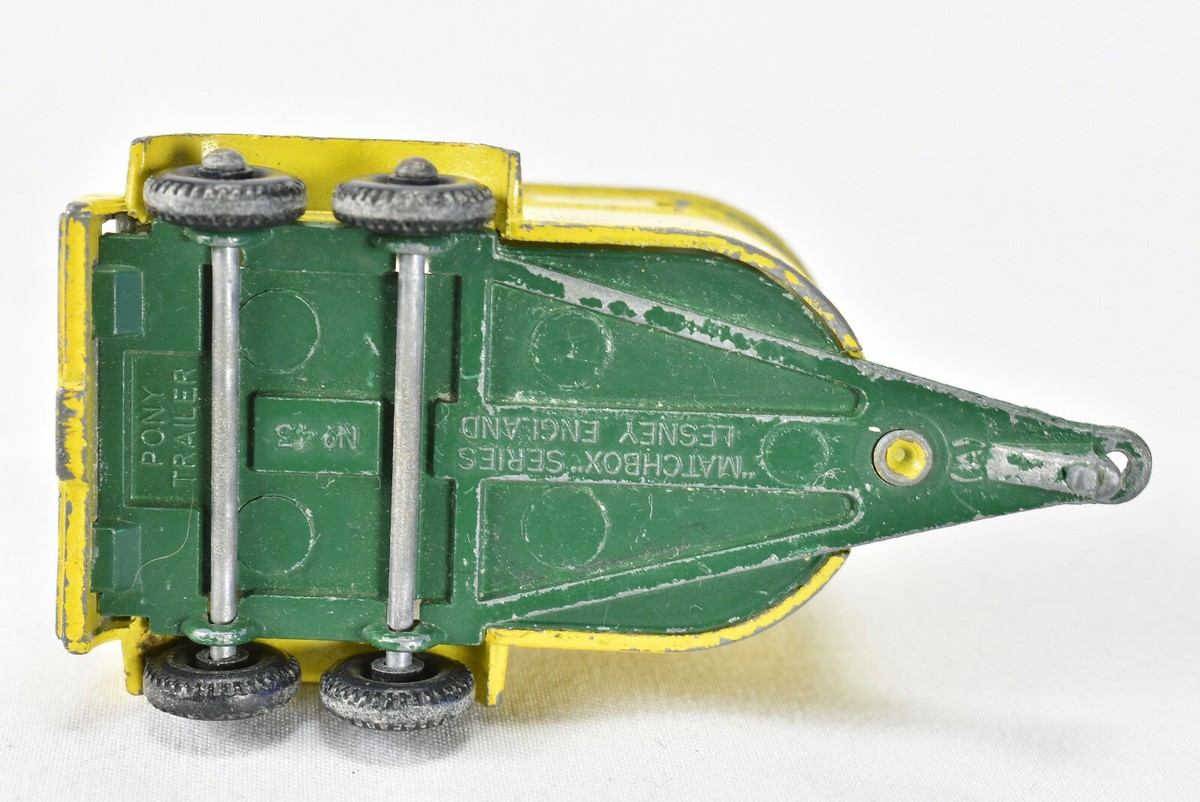 Vintage 1968 MATCHBOX Lesney No. 43 PONY TRAILER | eBay