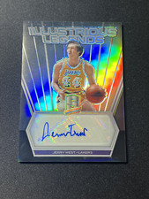 2017-18 Panini Spectra Illustrious Legends Jerry West Auto /49 ILJWT LA LAKERS