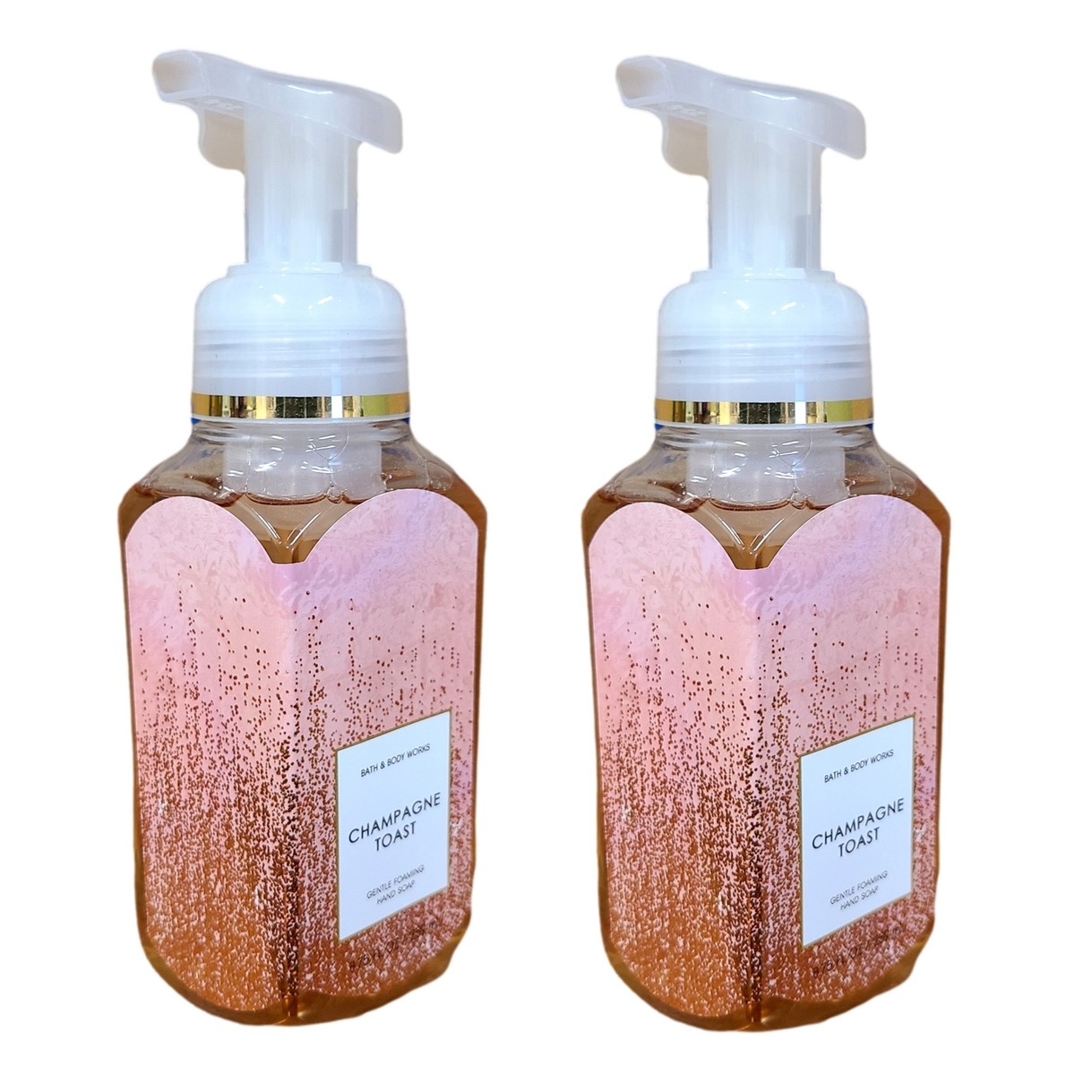 Bath and Body Works 2 Pack Champagne Toast Gentle Foaming