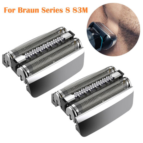 For Braun 83M Series 8 Shaver Foil & Cutter Replacement Cassette Razor Head 2x