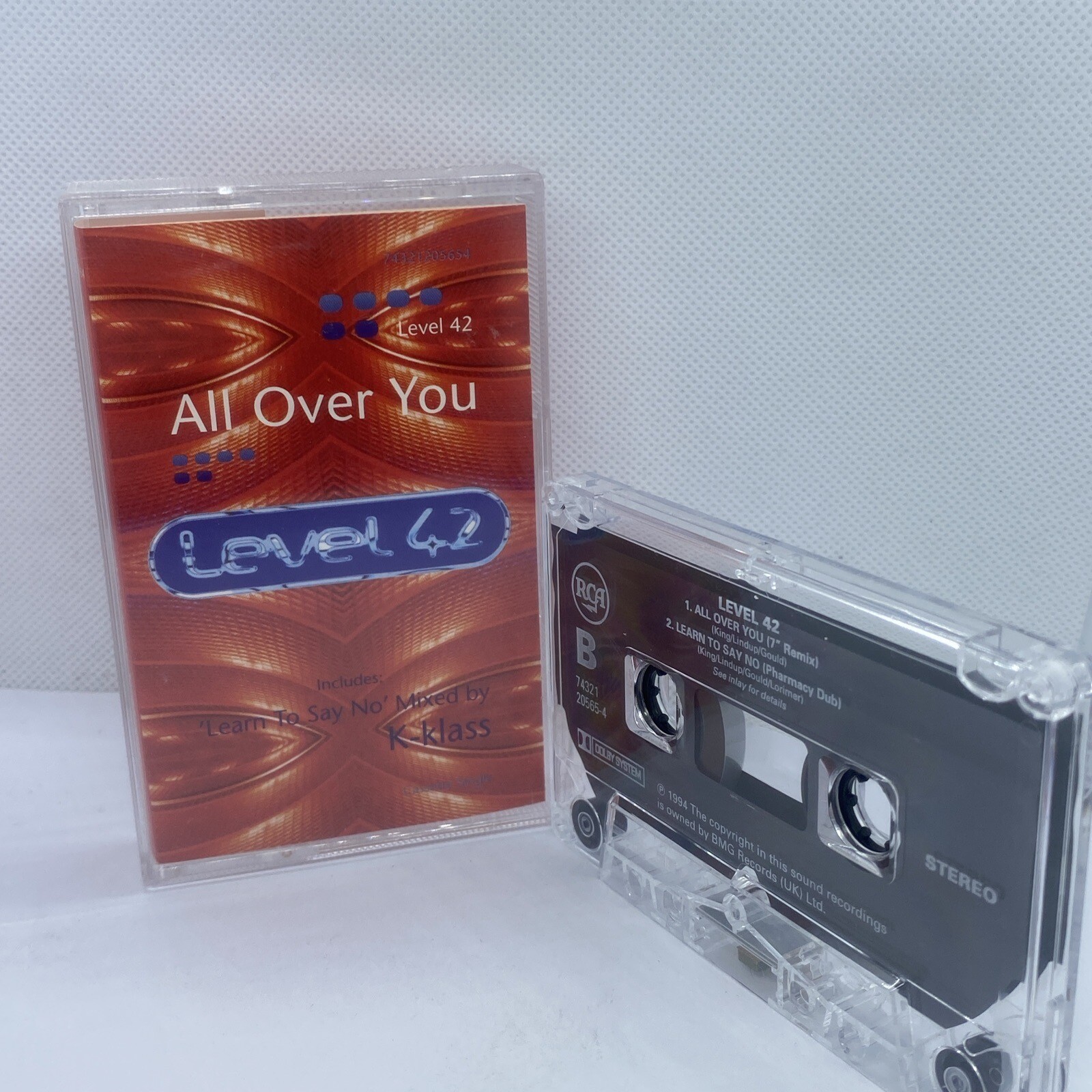 Level 42, All Over You Cassette Tape single (RCA, 1994) K-Klass mixed...