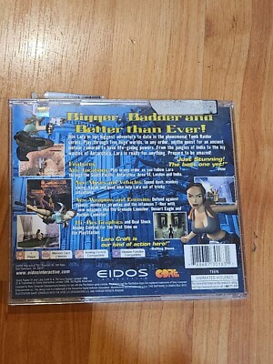 Tomb Raider III 3 Lara Croft (Sony PlayStation 1 PS1, 1998) Video