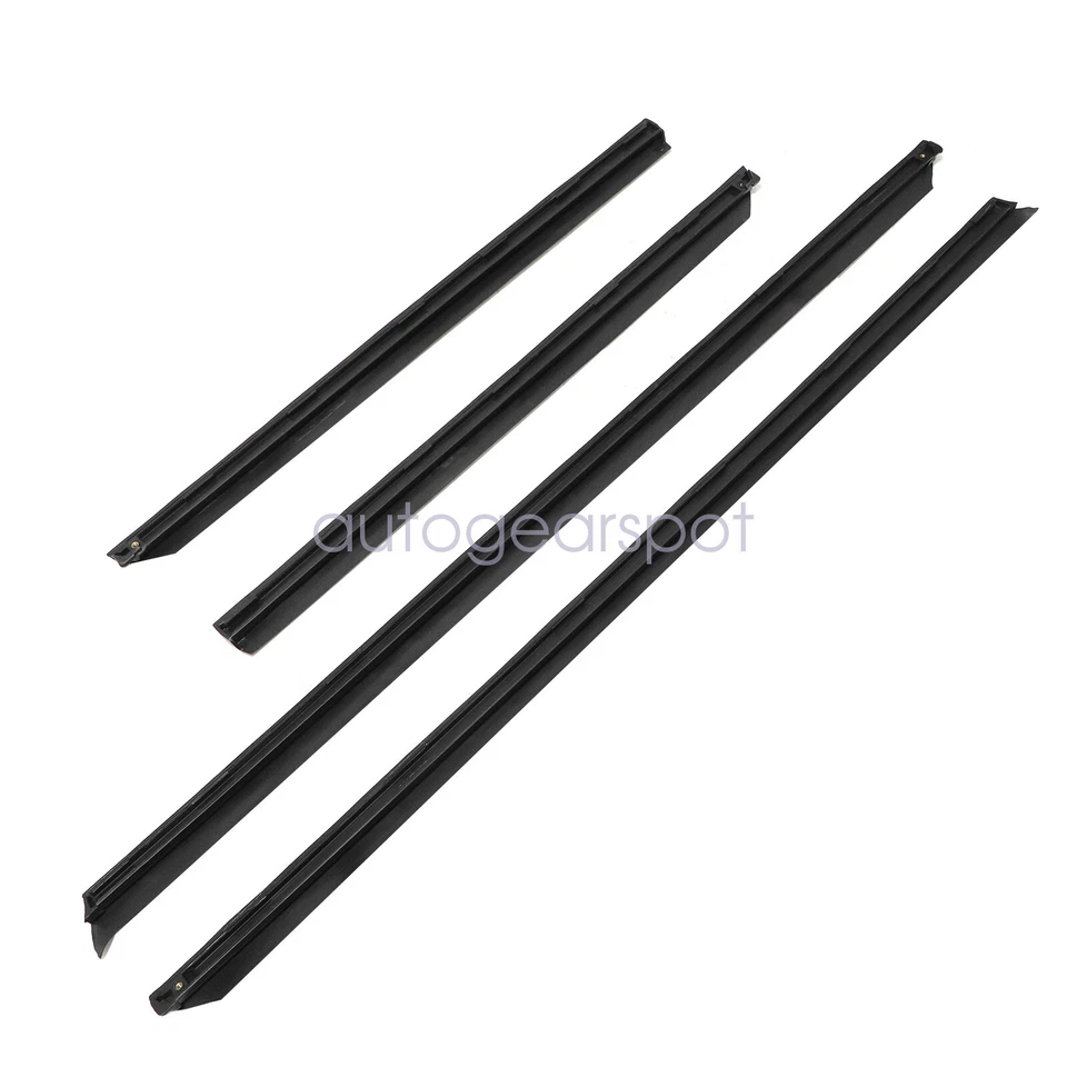 Se adapta a AUDI A4 Quattro 1996-01 NUEVO juego de 4 cubiertas molduras de puerta lateral inferior Foto 2 de 4