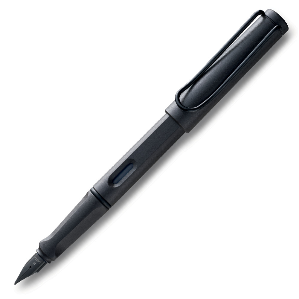 Lamy Safari Fountain Pen - Charcoal Black - Broad Point - L17B - Original New