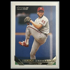 Tommy Greene #291 1993 Topps Gold Philadelphia Phillies Baseball Card MLB NM