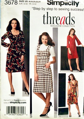 ¡Tú eliges! VESTIDO JUMPER Patrón de costura Falta y Talla Grande ~ UC - Imagen 50 de 53
