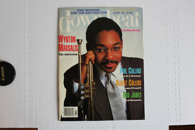 Down Beat Magazine July 1984 Wynton Marsalis Phil Collins Bob James Downbeat