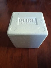 Styrofoam Shipping Box Uline Brand Cooler With Lid  8"X8.5"X87" Exterior