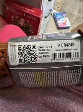 Bridal Set CR424B BROWN HORSE BRIDLE SET Argentine loop reins By Reinsman 