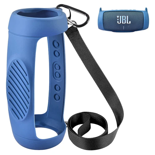 Silicone Case Cover for JBL Charge 5 Bluetooth Speaker with Shoulder Strap New - Picture 12 of 19