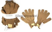 QTY 10 US Military USMC WOOL D3A GLOVE LINERS / INSERTS COYOTE BROWN LW SMALL