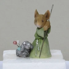 Tails With Heart 4054906 NATIVITY SHEPHERD WITH LAMB Resin Figurine, RETIRED