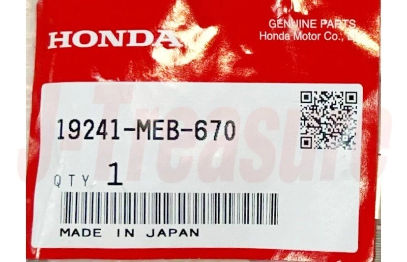 Eje de bomba de agua genuino HONDA CRF450R 2002-2008 19241-MEB-670 OEM Foto 3 de 4
