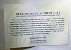 2005-W Proof American Silver Eagle - Original Government Packaging - Proof