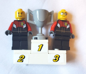 LEGO City #60084 Racing Bike Transporter Complete w/Instructions & All Minifigs