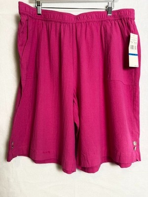 Alfred Dunner Classic Fit Casual Shorts Women's Size XL Rose Comfort Waist