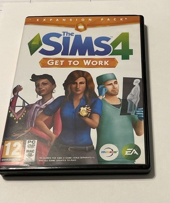 The Sims 4 Get To Work Expansion pack. Windows & Mac DVD-Rom CIB