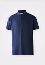 Ellesse Short Sleeve Polo Shirt Men's Navy Blue Large