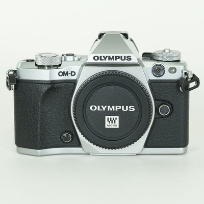 Olympus OM-D E-M5 Mark II Silver Mirrorless Digital Camera Body MFT Micro 16MP