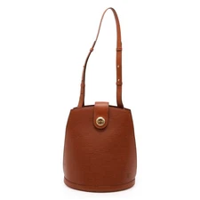 Louis Vuitton Cluny Epi Shoulder Bag Women Bronze One Size
