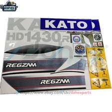 Full car sticker warning post for Kato HD307 512 820R 1023 1430-1-2-3logo decals